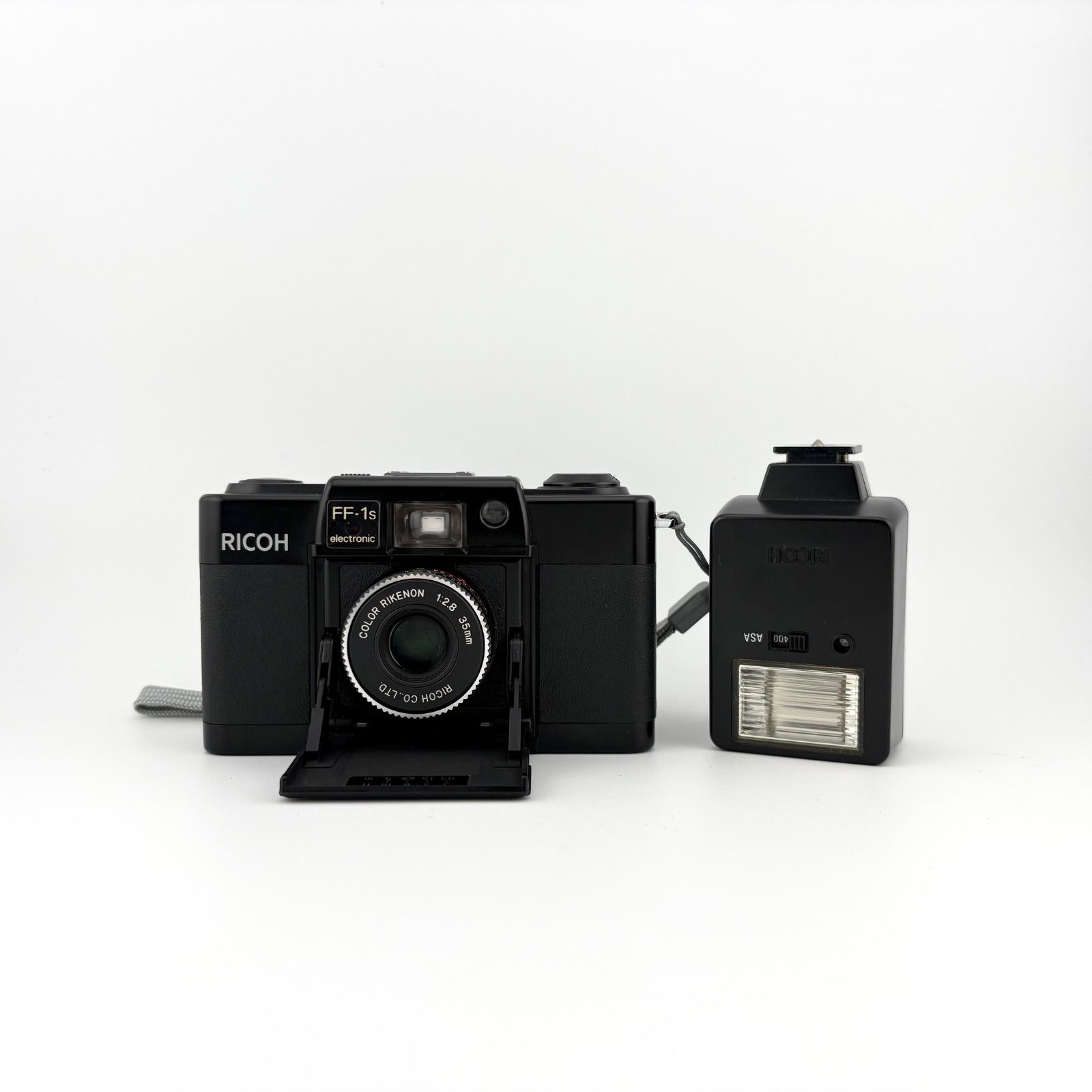 完動品】RICOH FF-1s コンパクト フィルムカメラ 動作確認済み 電池