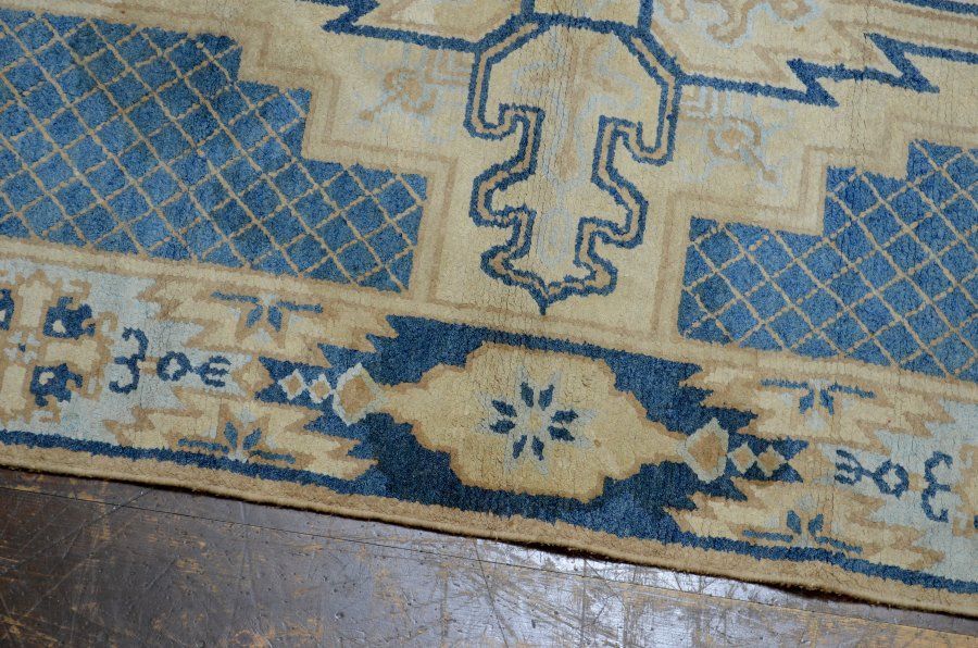 蔵A4876L 古い緞通 段通 敷物 絨毯 木綿 堺赤穂鍋島 MARWIL-DEMENAGEMENTS_CH