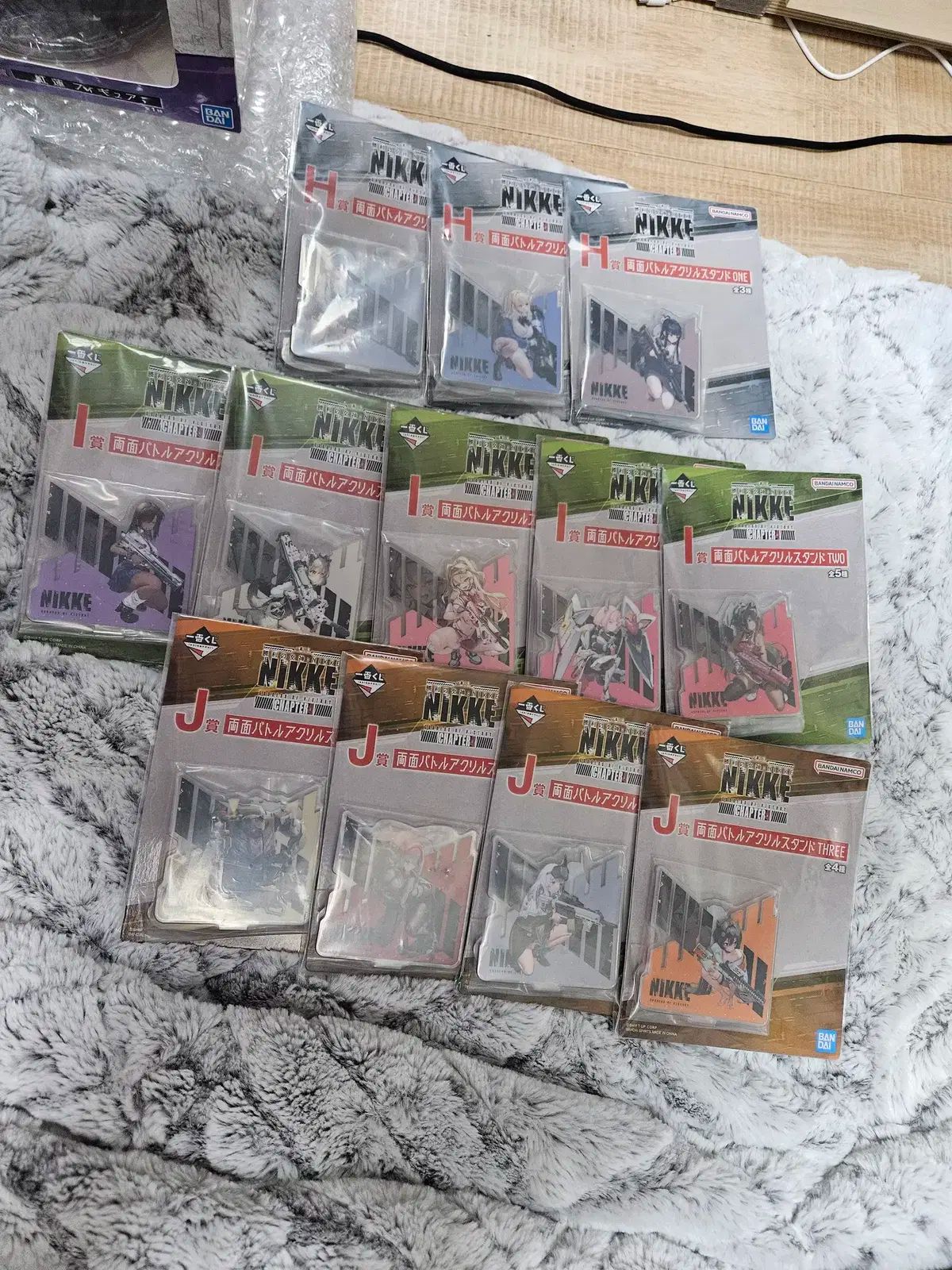【雷市場（ポンジャン）商品韓国直送】 12 種 フルセット ナイキ H 賞 I J アクリル スタンド 一番くじ