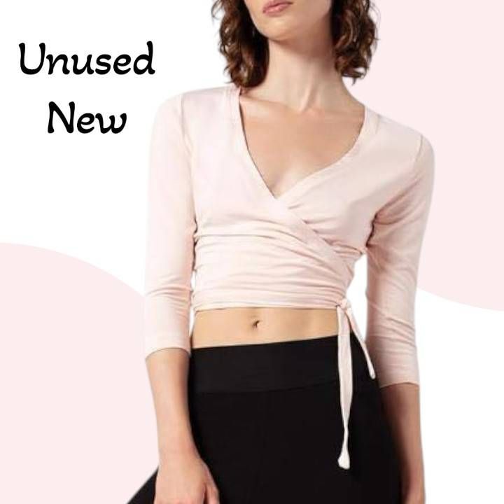 ♥ レペット ラップオーバーカットソー レディース M セクシー 腹出し ラップトップス Repetto ストレッチ素材