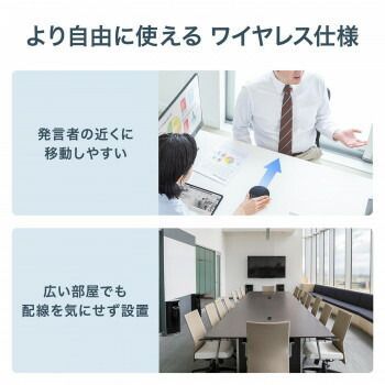 サンワサプライ ワイヤレス会議スピーカーフォン