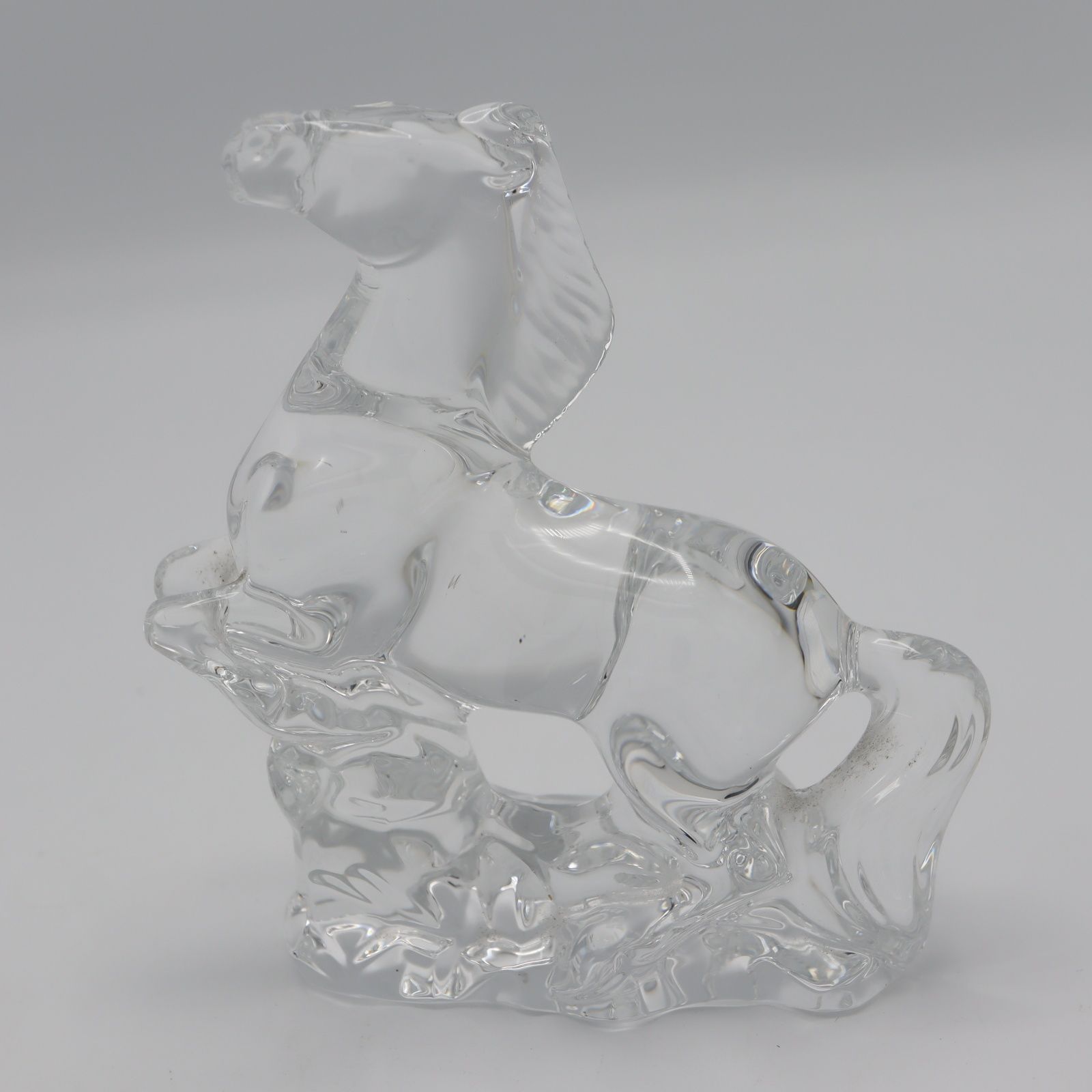 Baccarat バカラ 干支 馬 ホース クリスタルガラス 置物 オブジェ 箱 M4041