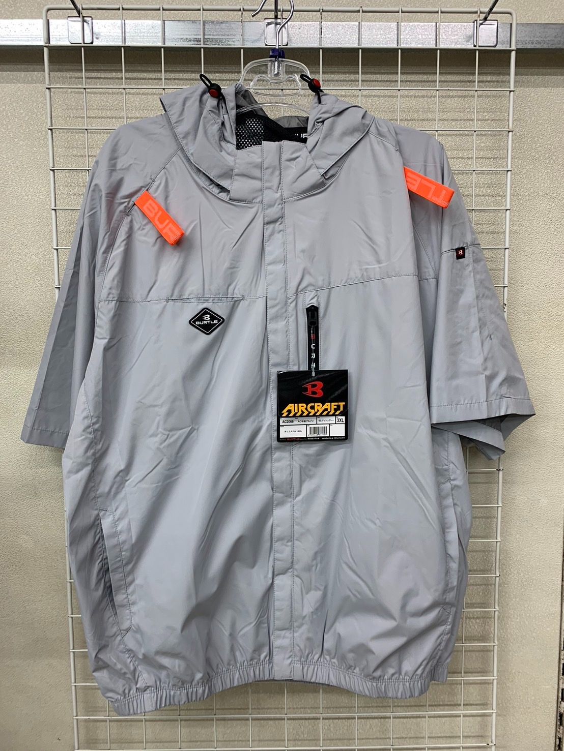 バートル 空調服 半袖AC2066 サイドファン アッシュグレー　3XL 楽天市場】【2025年NEW】バートル AC2066 エアークラフト 半袖