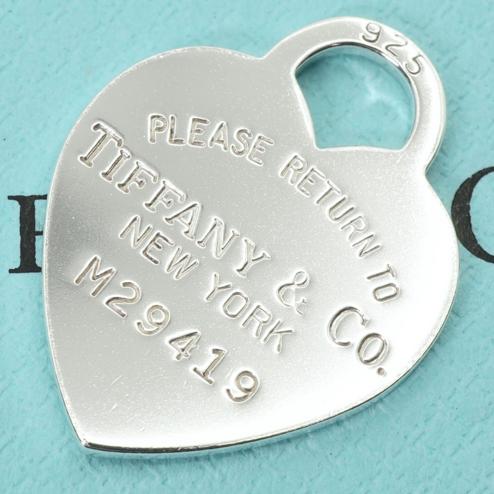 極美品　Tiffany & Co. リターン トゥ ハート ロック チャーム ティファニー TIFFANY&CO. リターントゥティファニー RTT ハート