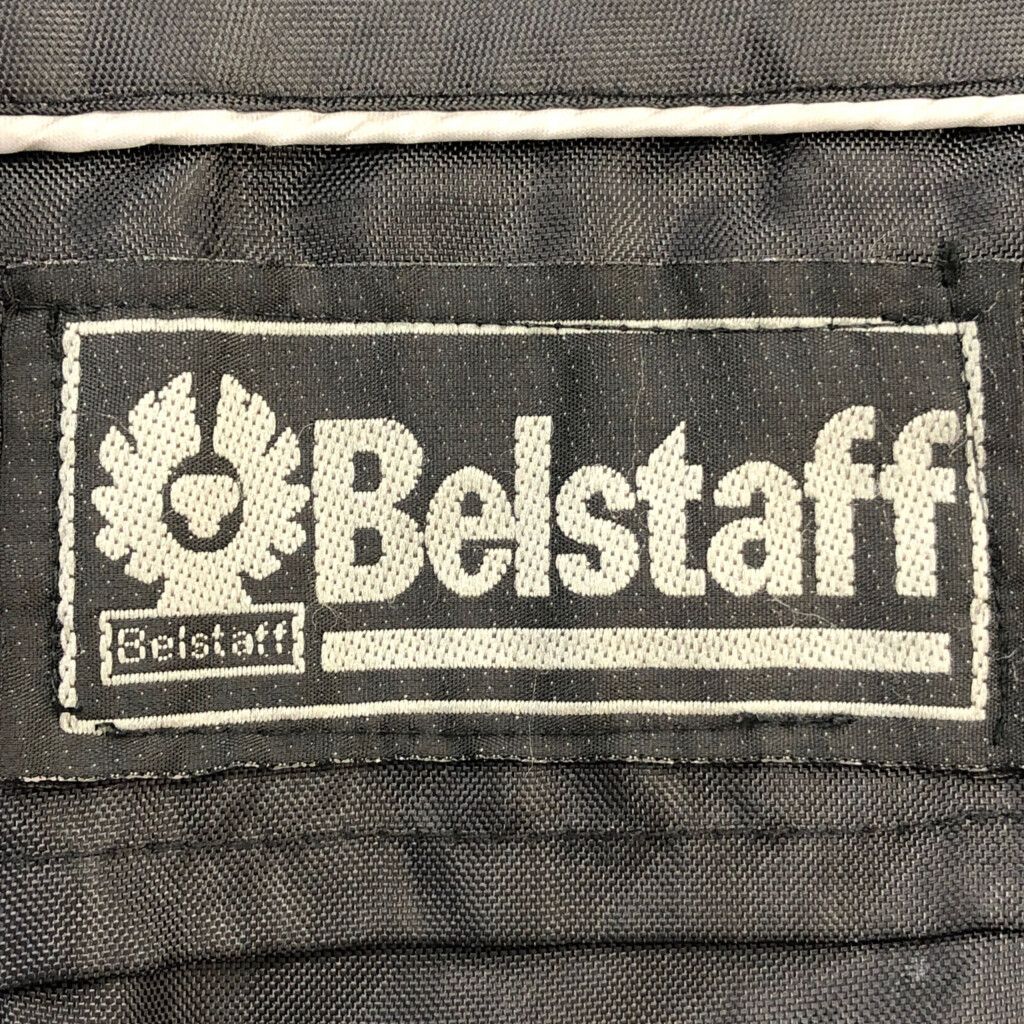 Belstaff ベルスタッフ ナイロン モーターサイクルジャケット ブラック (メンズ M相当) 中古 古着 R3590