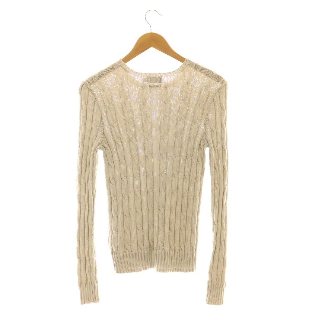POLO RALPH LAUREN ケーブルニットセーター L ベージュ ポロ ラルフローレン POLO RALPH LAUREN ケーブルニット