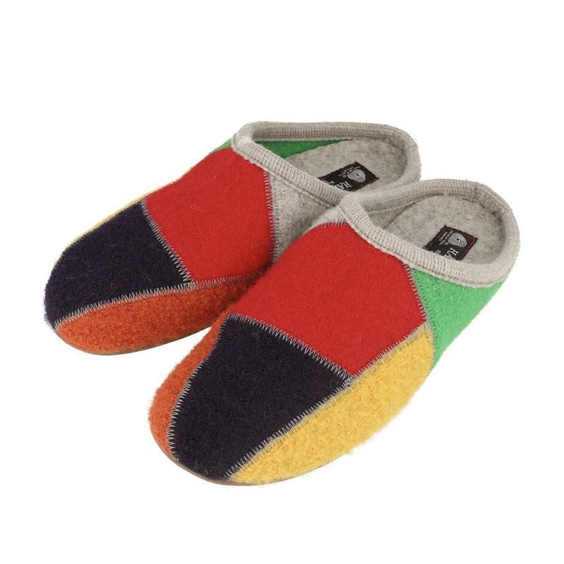 ルームサンダル ルームシューズ スリッパ おしゃれ 室内履き オフィス履き 履きやすい ハフリンガー ホレイショパッチワーク HL48107201  エベレスト ルームサンダル ルームシューズ スリッパ おしゃれ 室内履き オフィス