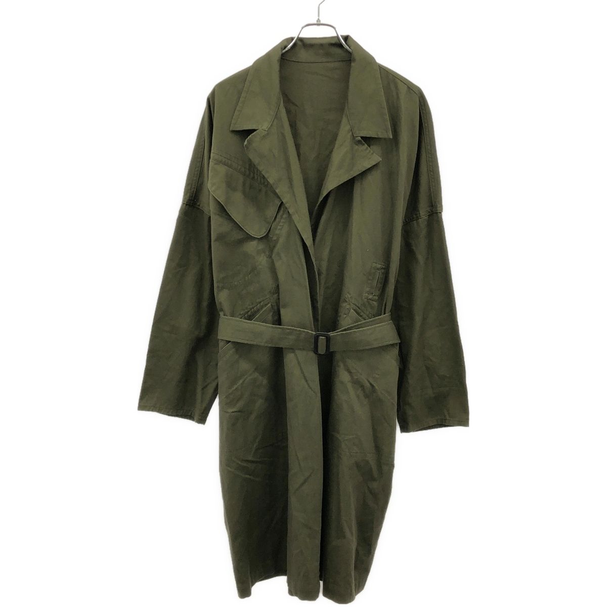 B Yohji Yamamoto ビー ヨウジヤマモト 17AW コットンベルテッドコート 