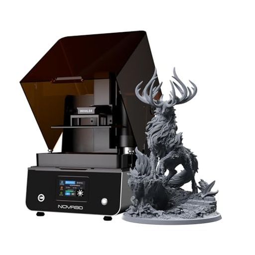 NOVA3DWhale4Pro16K3Dプリンター光造形超大印刷サイズ211.68*118.37*220mm 六代目COB直射光源 ワンステップレベリング 残留物の心配なし Wi-Fi