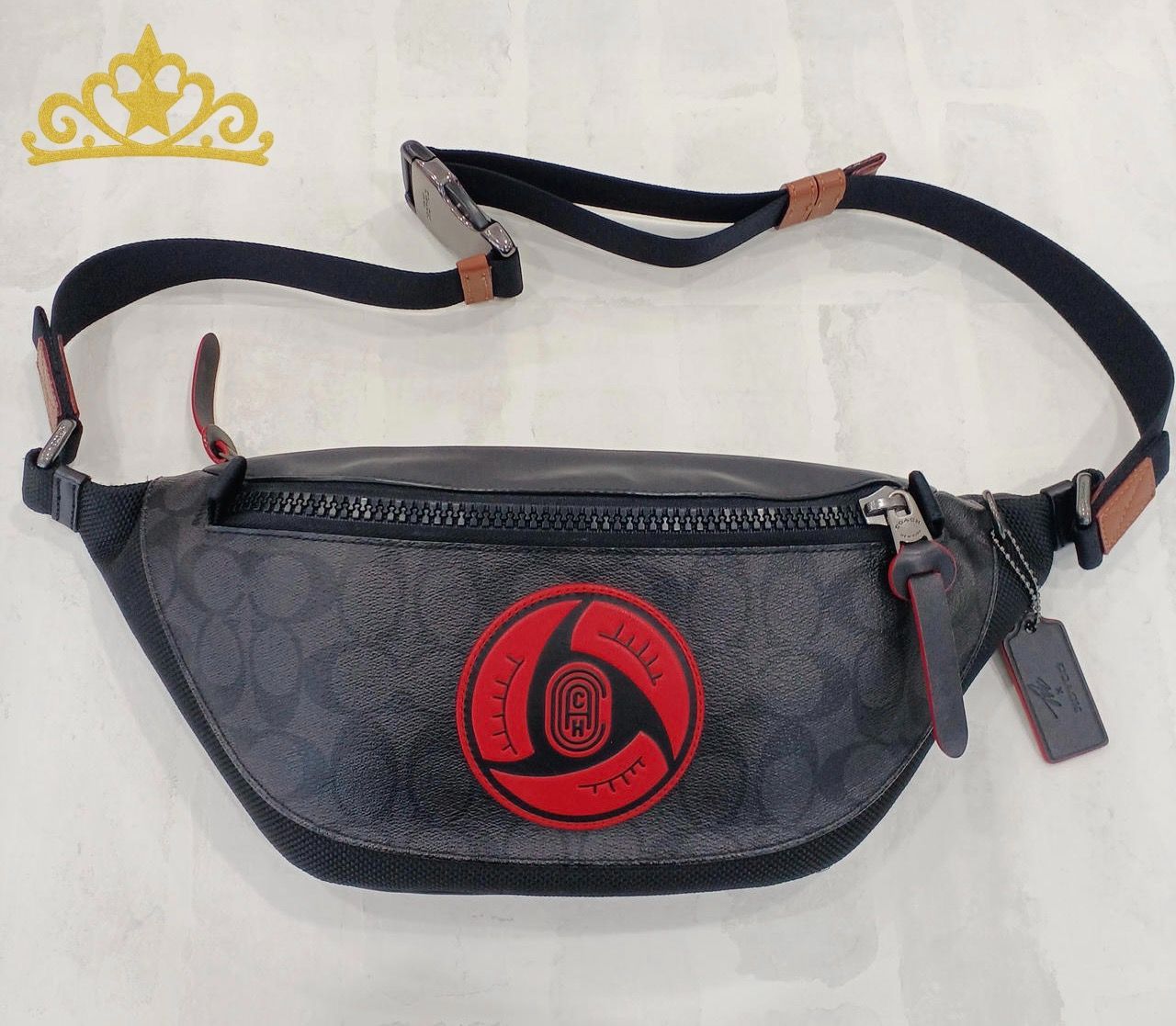 COACH × MB.J レザー ボディバッグ アニメ ナルト バージョン