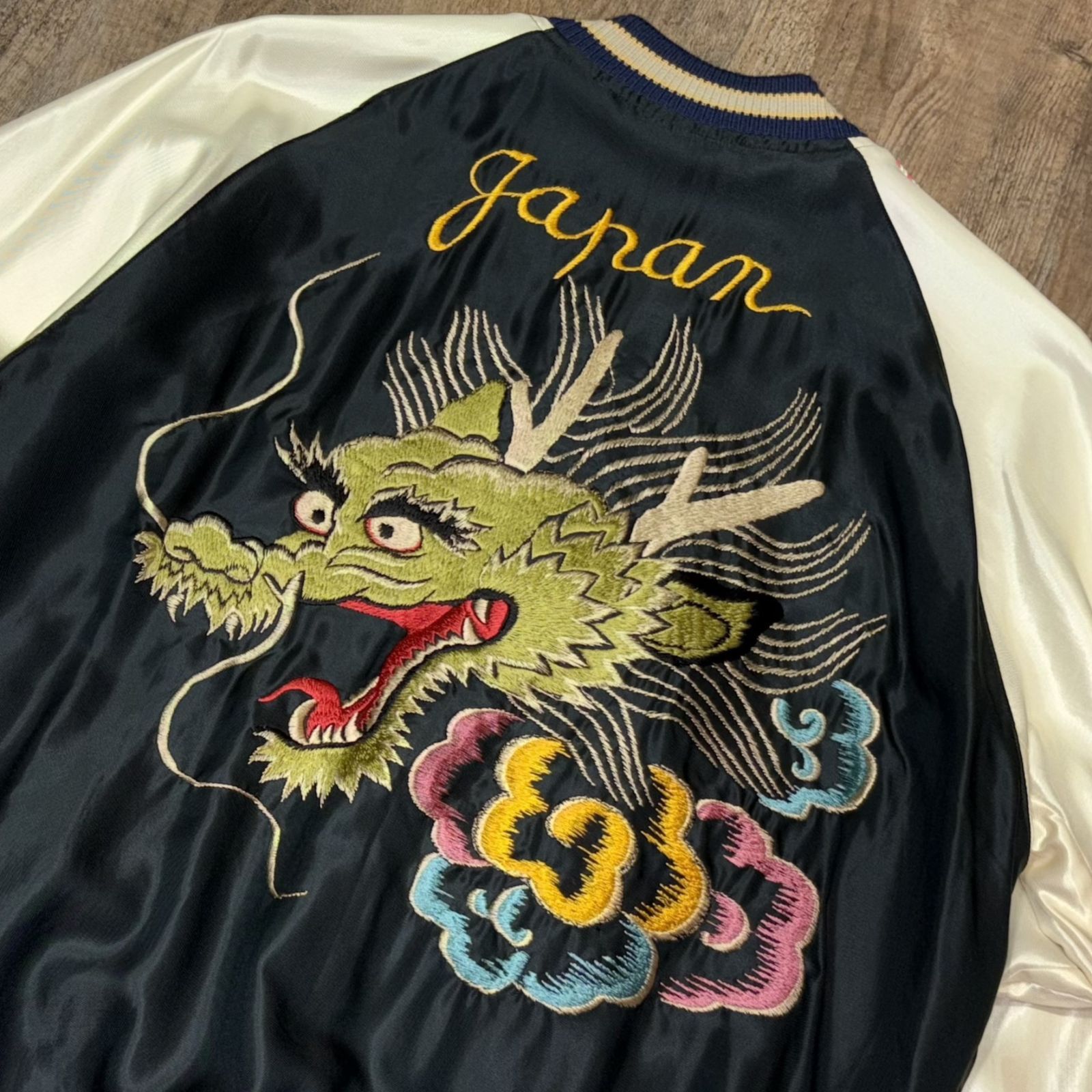 【テイラー東洋】スカジャン ドラゴンヘッド×ジャパンマップ テーラー東洋 スカジャン ドラゴン ヘッド ジャパンマップ