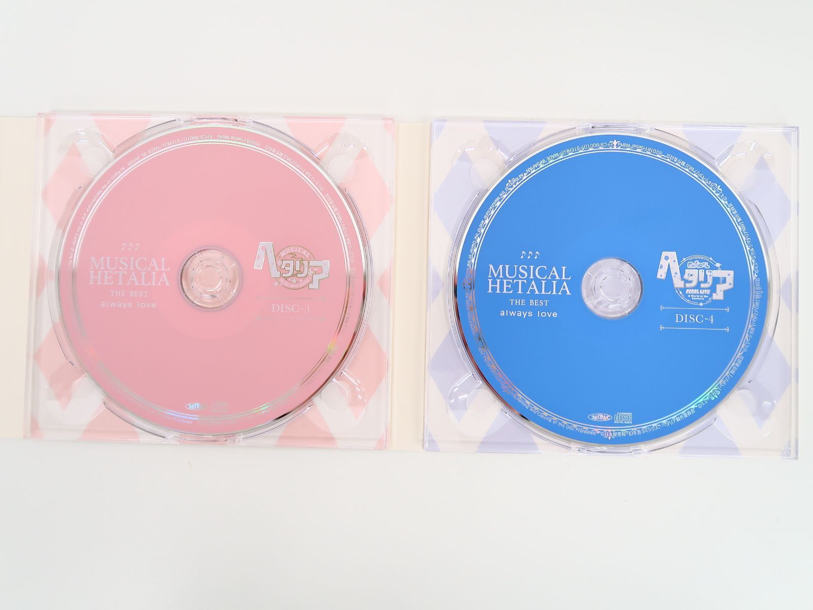 アニメ系CD　MUSICAL HETALIA THE BEST「always love」(状態：三方背BOX状態難) CD MUSICAL HETALIA THE BEST always love - メルカリ