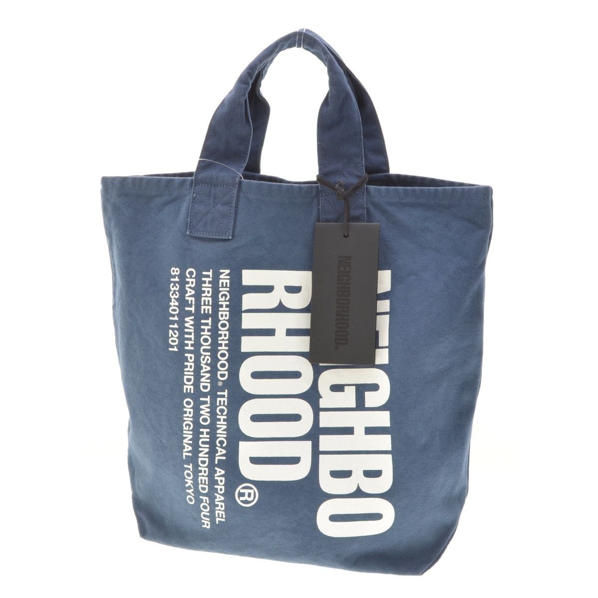 【NEIGHBORHOOD】22AW 222TQNH-CG03 GARMENT DYE TOTE . COトートバッグ