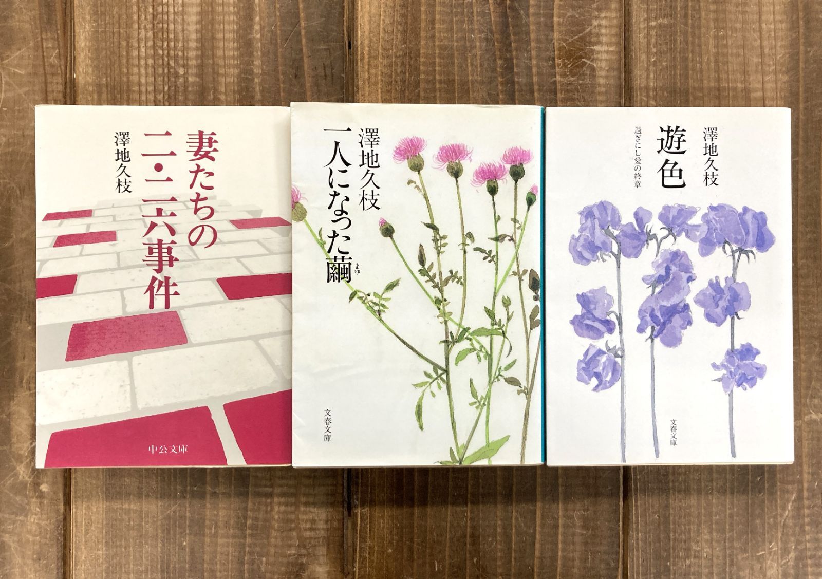 澤地久枝☆文庫本3冊セット】妻たちの二・二六事件／一人になった繭 