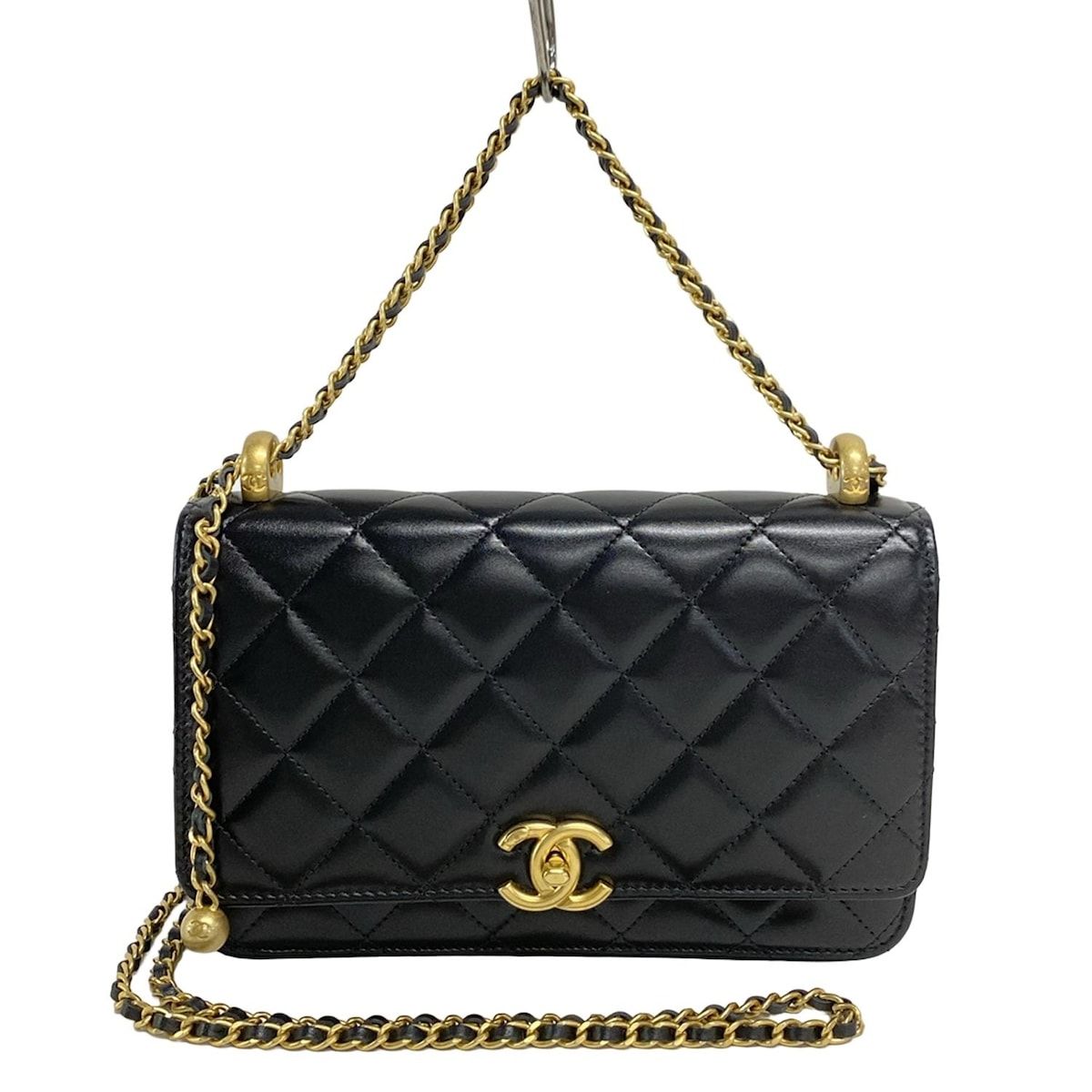 CHANEL シャネル 財布 CHANEL(シャネル) 財布美品 マトラッセ AP2289 黒 チェーン