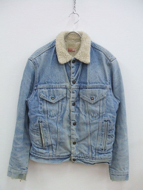 Levi´s 70年代 ボア デニムジャケット 70年代 ライトブルー サイズ38 リーバイス1-0916T
