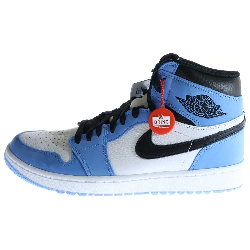 NIKE (ナイキ) AIR JORDAN 1 HIGH GOLF UNIVERSITY BLUE エア