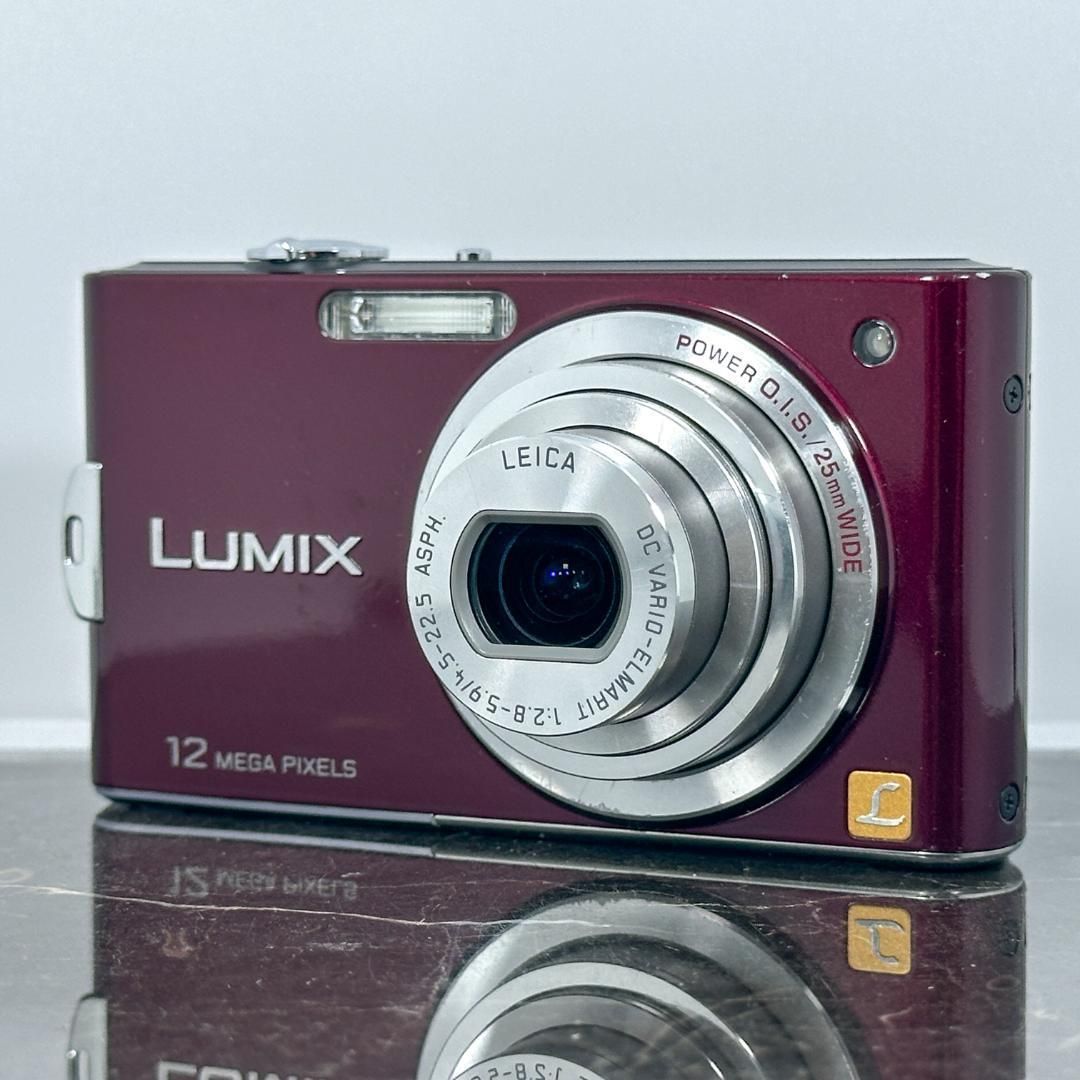 Panasonic LUMIX DMC-FX60 ヴァイオレット パープル パナソニック ルミックス コンパクトデジカメ デジタルカメラ コンデジ カメラ 動作品 広角25mm 光学5倍ズーム カラー レトロデジカメ