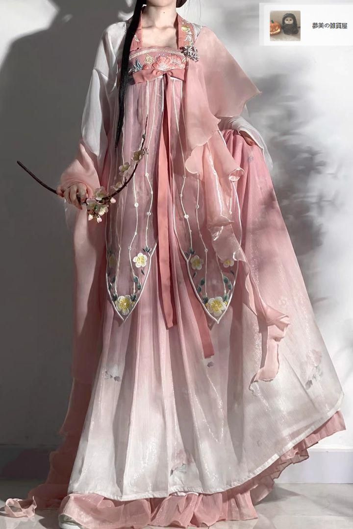 HF-73 豪華刺繍 漢服 かんふく 古風衣装 レトロ風 中華ロリータ