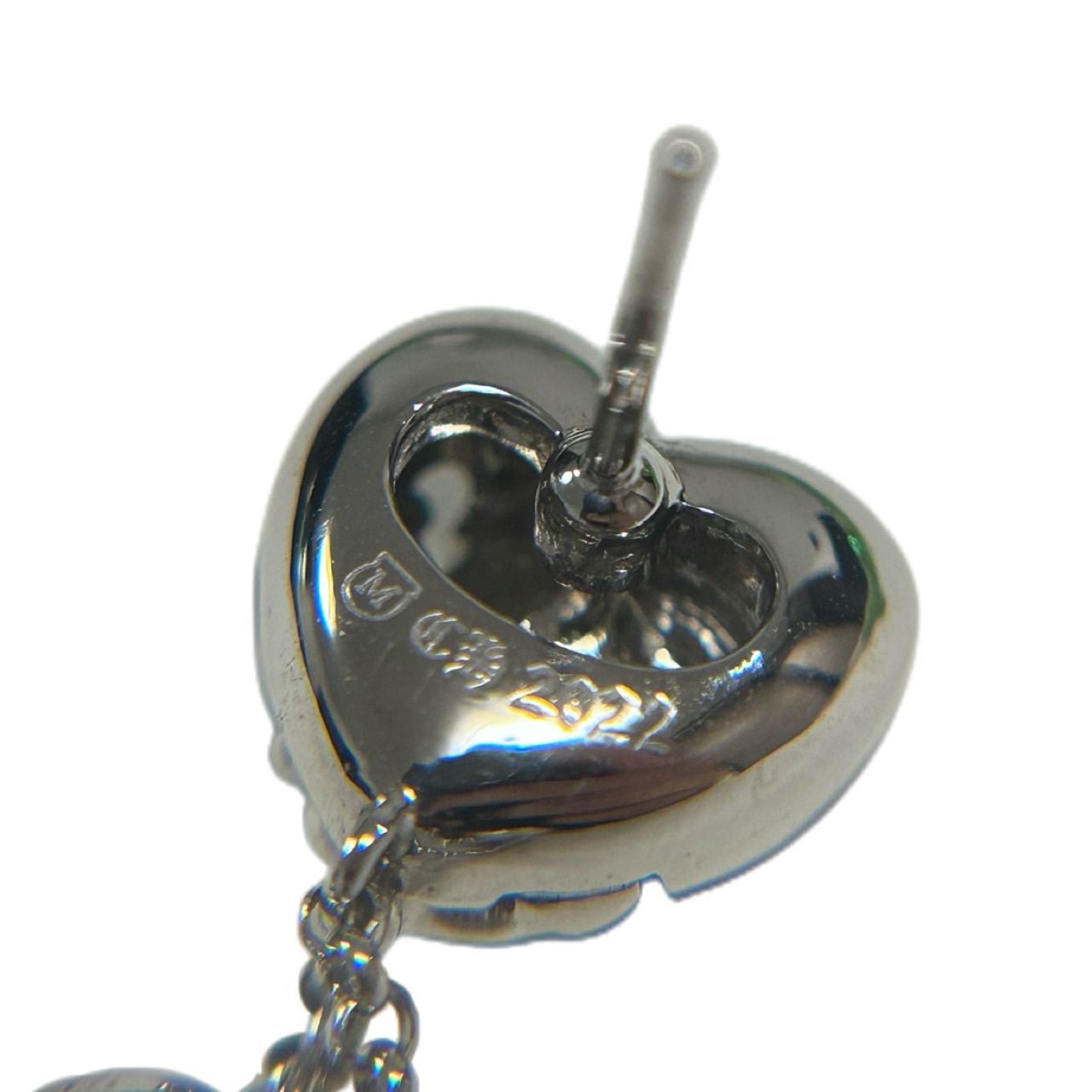 希少！美品！クロムハーツ　ハートドロップハート　ピアス クロムハーツハートドロップイヤリング|クロムハーツ通販専門店