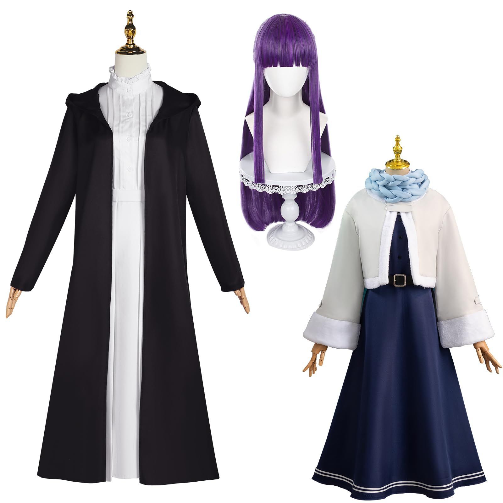 葬送のフリーレン フリーレン コスプレ衣装+ウィッグ コート マフラー Amazon.co.jp: [NIUKACOS] 葬送のフリーレン 冬服 フリーレン