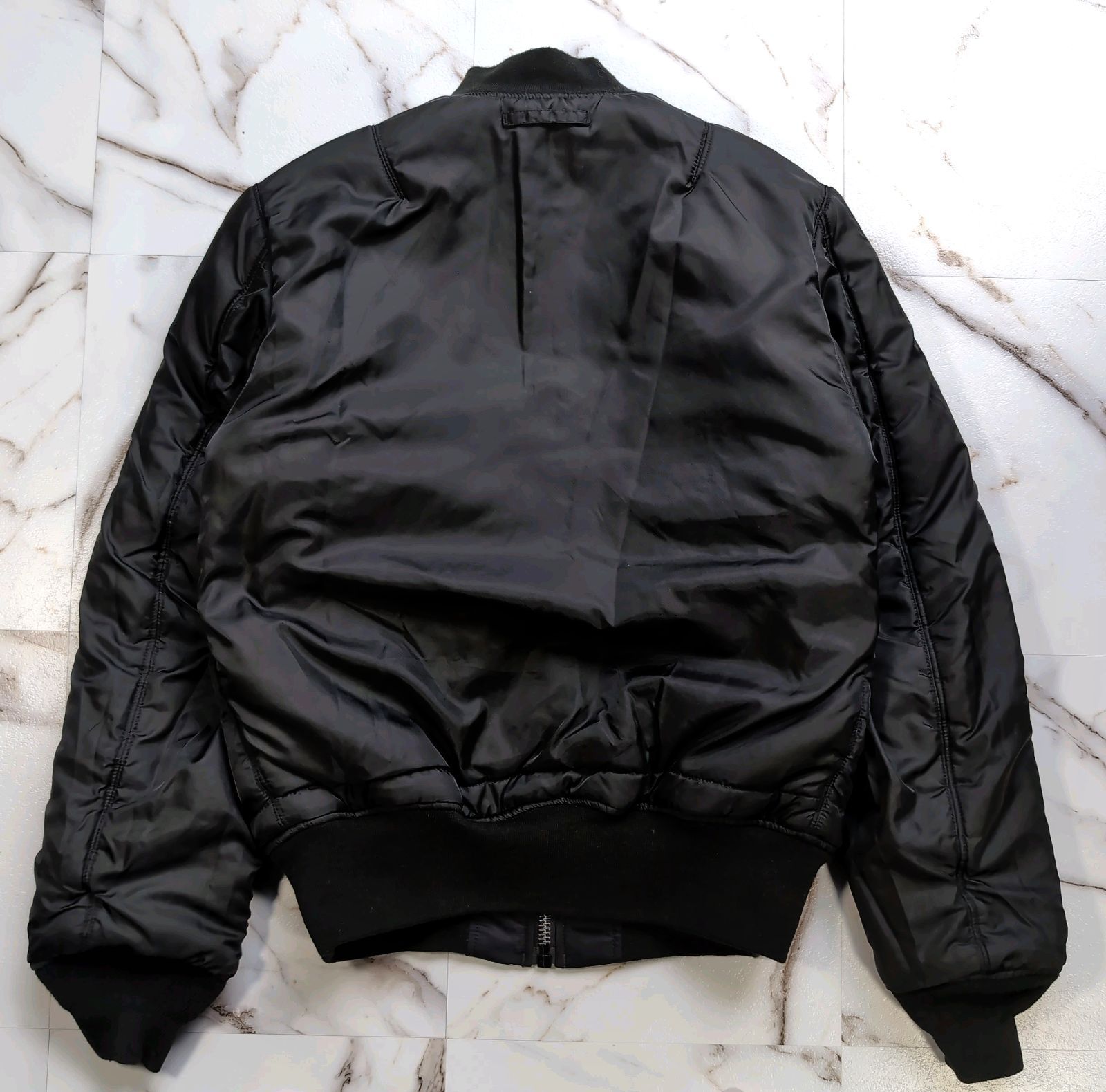 ALPHA INDUSTRIES リバーシブル MA-1 ボンバージャケット ロゴ刺繍 虎