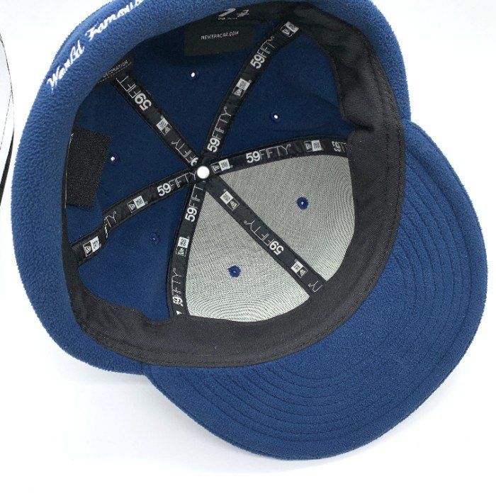 SUPREME シュプリーム 17AW Ear Flap New Era Polartec イヤーフラップ ボックスロゴ ニューエラキャップ ポーラテック ブルー Size 7 3/8 SUPREME シュプリーム 17AW Ear Flap New Era Polartec イヤーフラップ
