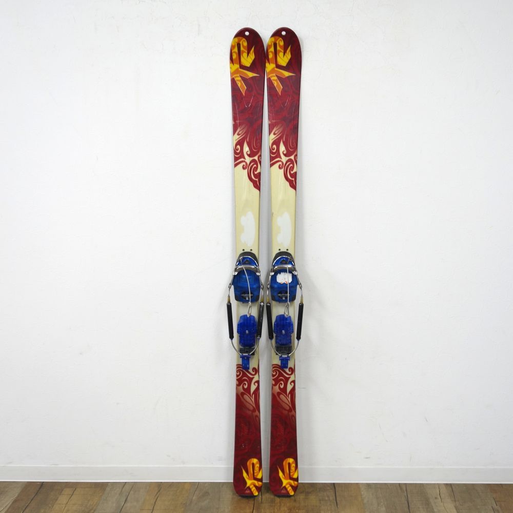 K2 - ケーツー K2 テレマーク スキー Piste Pipe ピステパイプ 179cm センター 84ｍｍ ビンディング 22designs テレブルドック 登山 アウトドア K2(ケーツー) スノーボード ビンディング スノボー