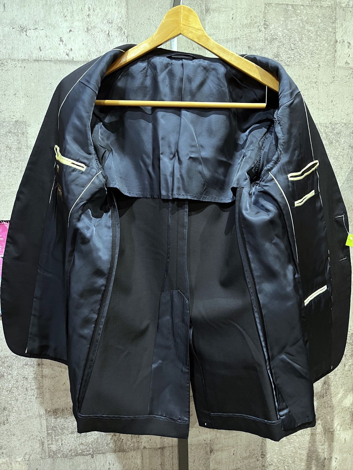 ポールスミス コレクション スーツ 上下セットアップ L ネイビー PAUL