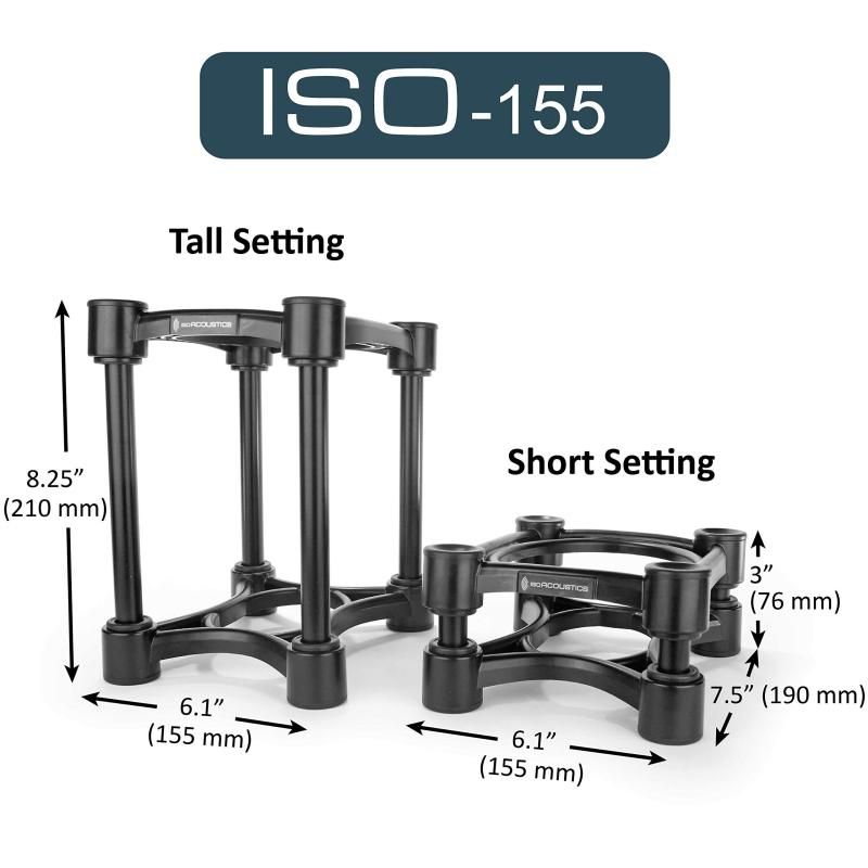 ISO ACOUSTICS ISO-155 スピーカースタンド ペアセット ISO Acoustics