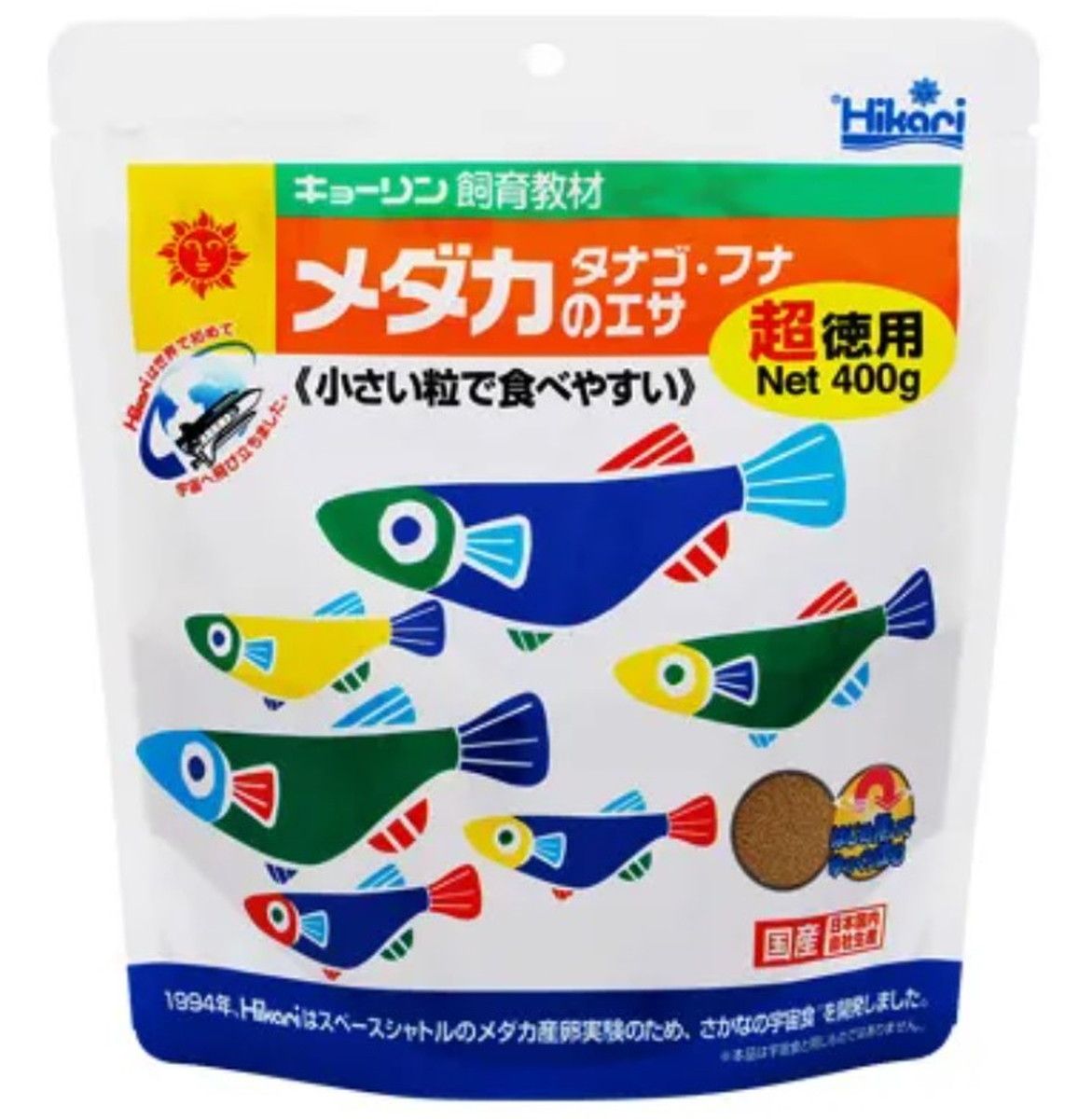 【同梱不可】【30個セット】 キョーリン　ひかり 飼育教材 メダカのエサ 超徳用 400g