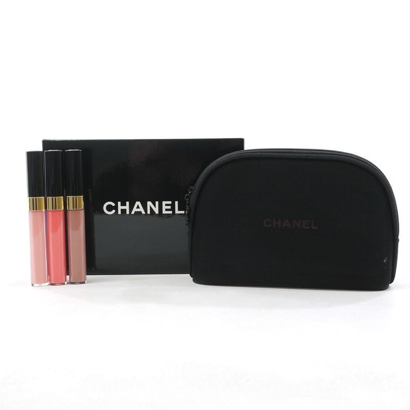 CHANEL グロスセット ｺｽﾒポーチ 【135-0211】 - メルカリ