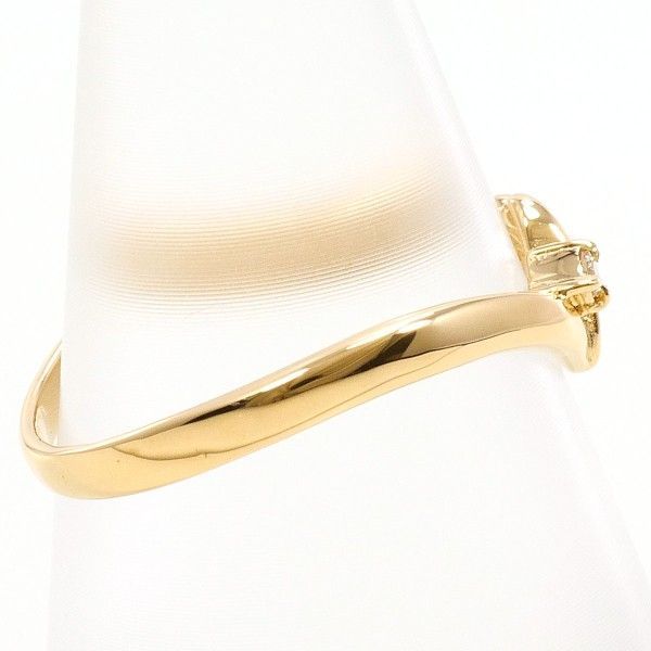 K18YG リング ring 指輪 11号 ダイヤ 0.015 総重量約1.8g