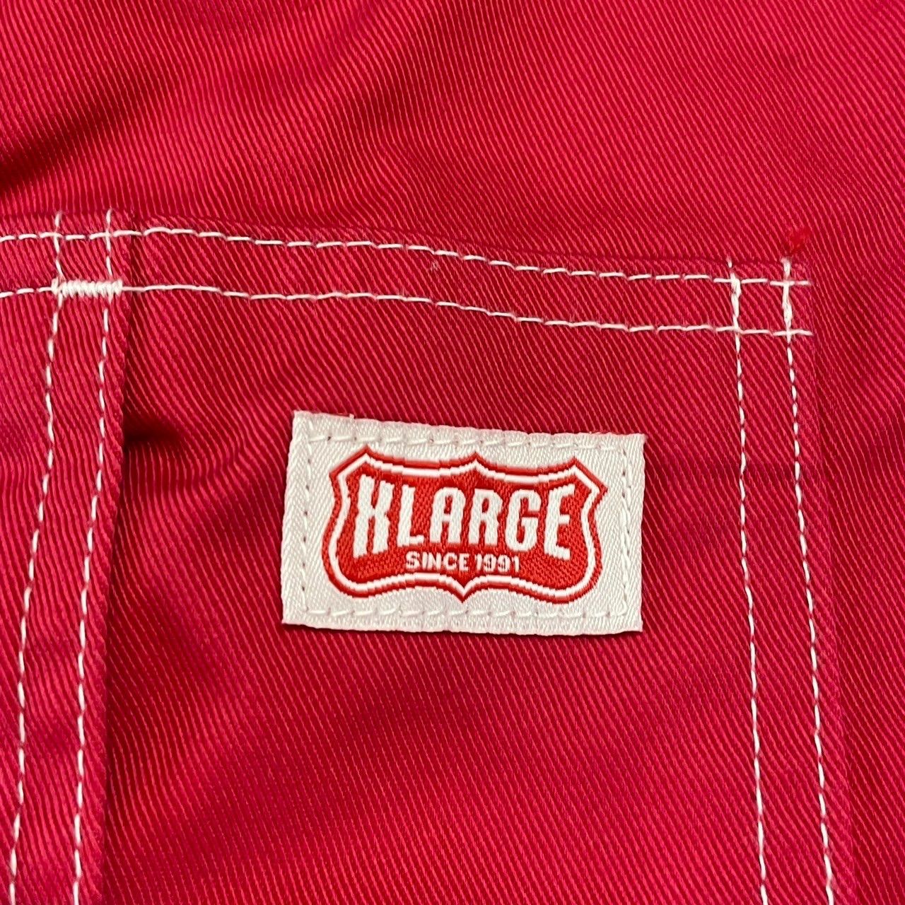 X-LARGE XLARGE Denim Overall Red エクストララージ デニム