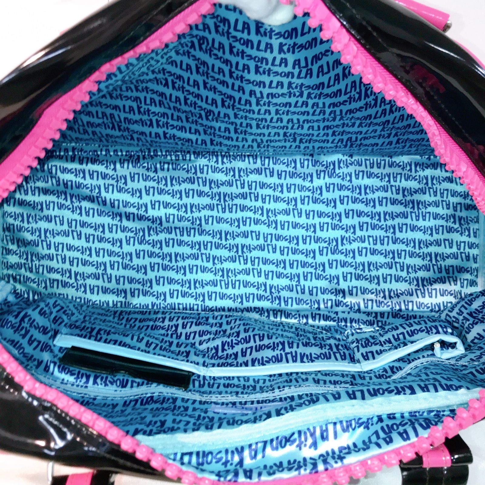 未使用品】タグ付き Kitson キットソン ボストンバッグ エナメル