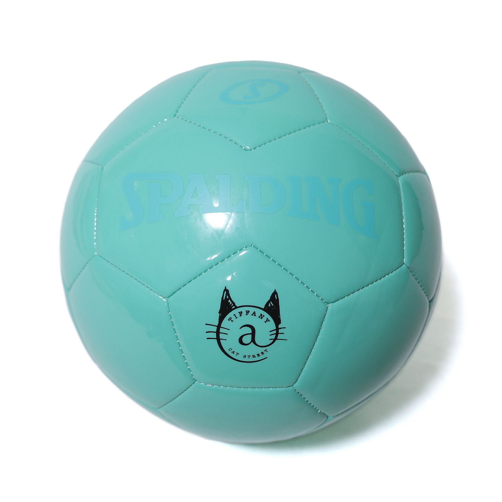 未使用品 キャットストリート 銀座限定 ティファニー サッカーボール スポルディング　5号 メンズ サッカーボール