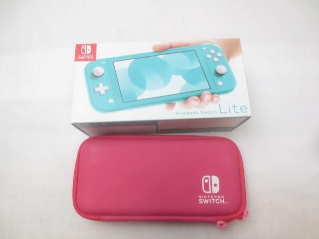 中古品 ゲーム Nintendo switch ニンテンドースイッチ 本体 HDH-001 ターコイズ 動作品 箱付き