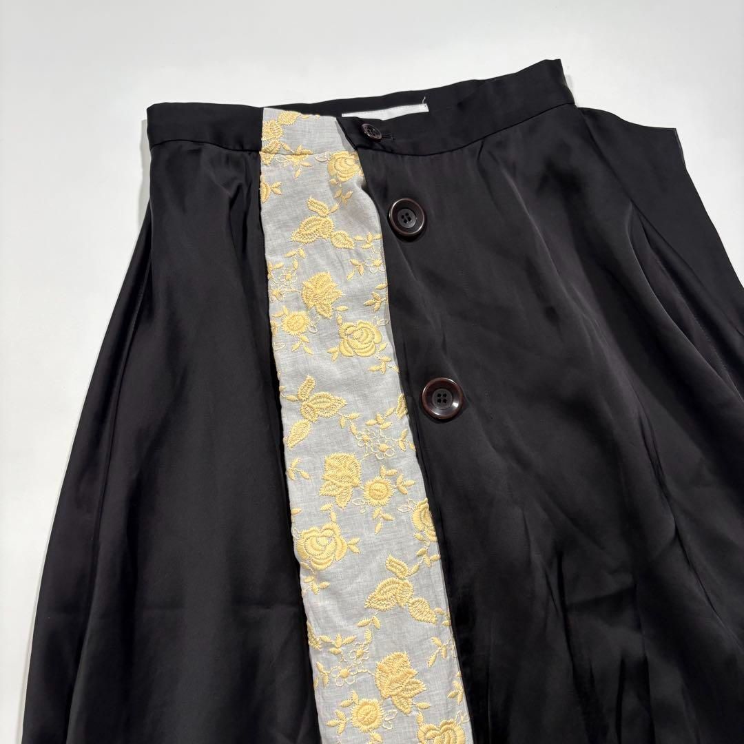 TOGA ARCHIVES トーガアーカイブ フラワー 刺繍 ドッキング スカート  