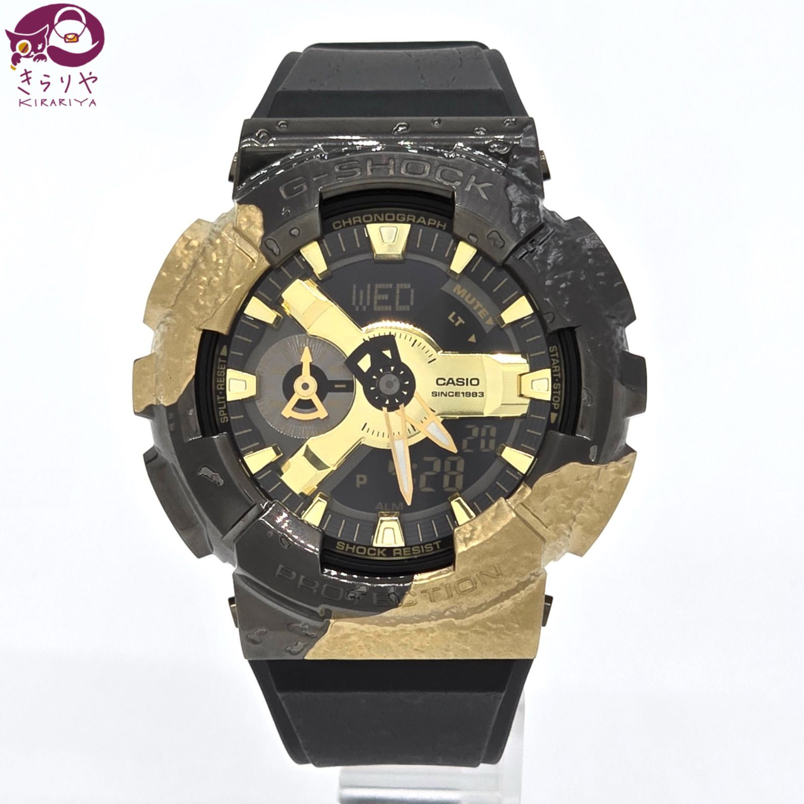 CASIO カシオ GM-114GEM-1A9JR G-SHOCK アドベンチャラーズストーンシリーズ アナログ デジタル 腕時計 稼働品 鍛造成形ベゼル 箱 取り扱い説明書 カシオウォッチ保証書