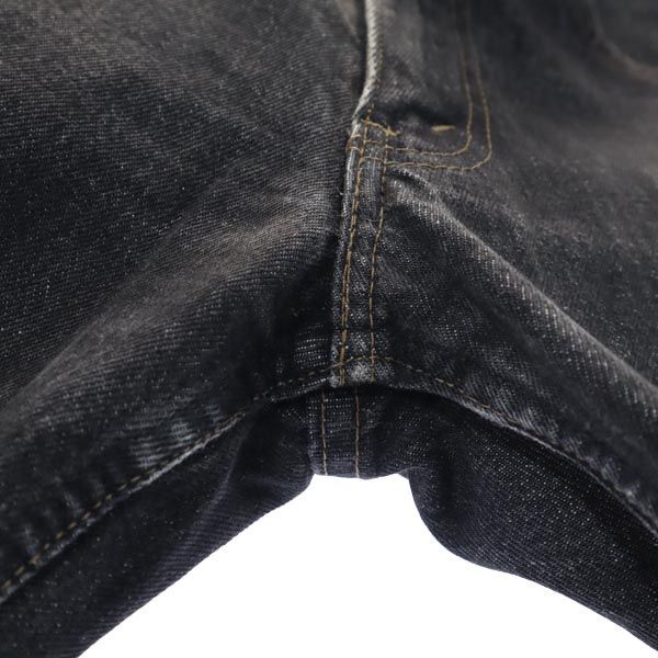 リーバイス 626-53 日本製 テーパード デニム パンツ w29 Levi's ... リーバイス 626-53 日本製 テーパードブラックデニムパンツ