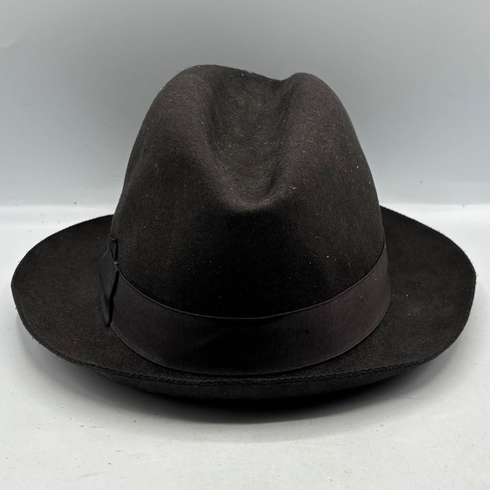 ボルサリーノ　Borsalino【美品】 BORSALINO ボルサリーノ 美品 中折れ ハット フェルト ハット