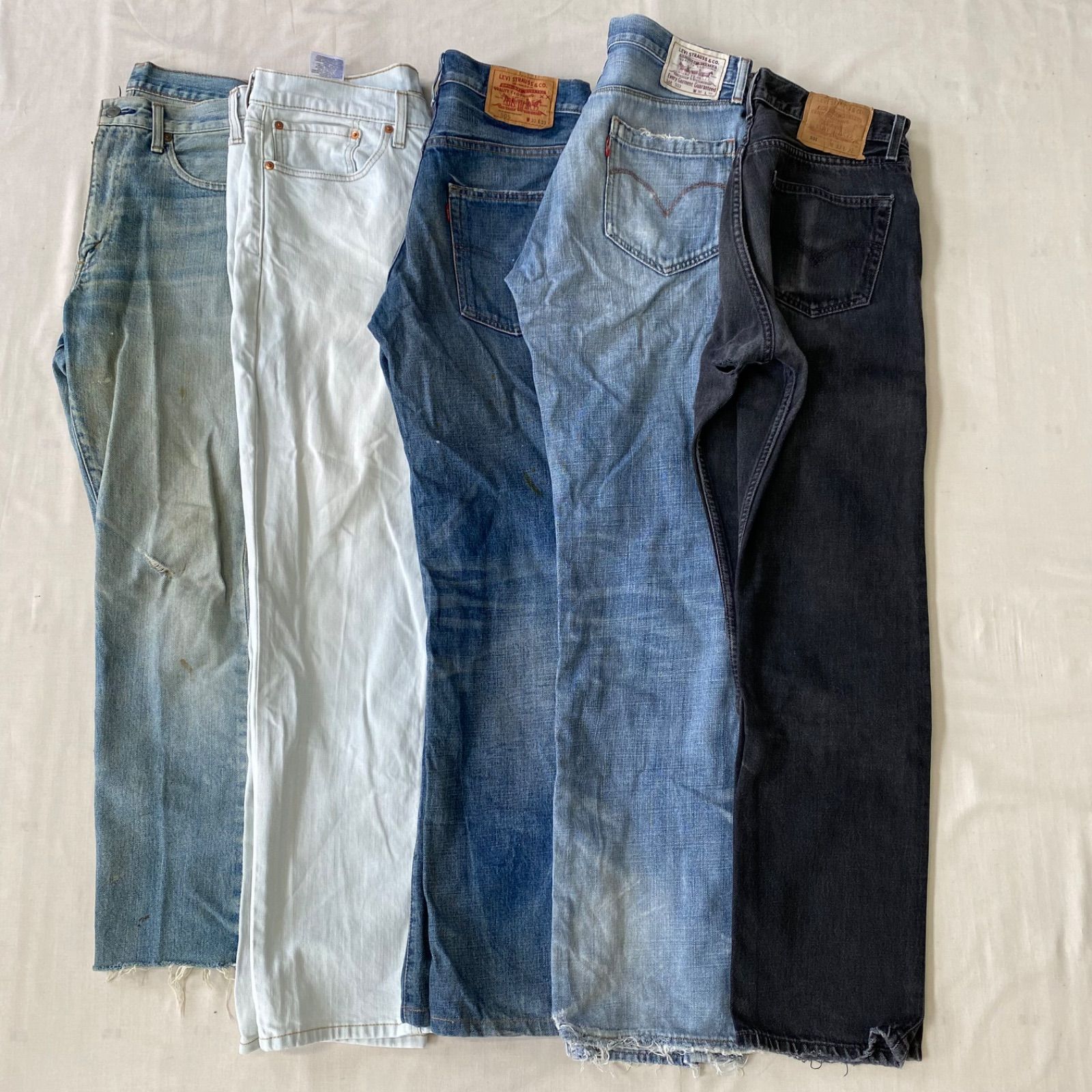 LEVI S リーバイス デニム デニムパンツ ジーパン ジーンズ Gパン パンツ グランジ Y2K 18点 古着 卸売り 卸 リメイク DECORATOM_COM_BR