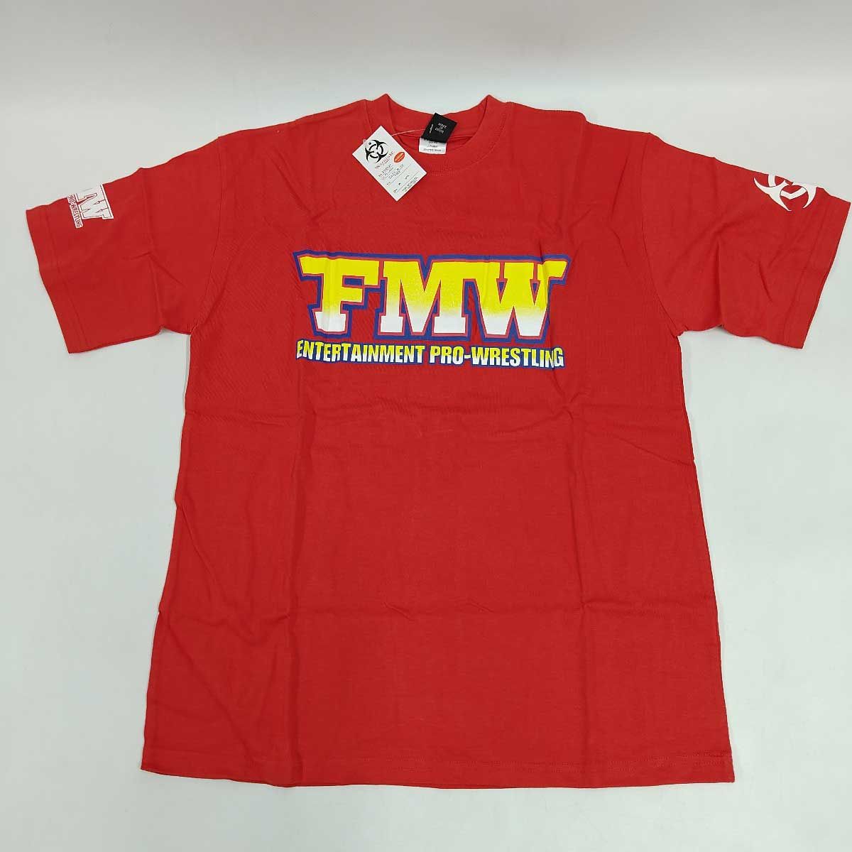 FMW プロレス フロンティア マーシャルアーツ レスリング Tシャツ ハヤブサ 大仁田 グレート サスケ F