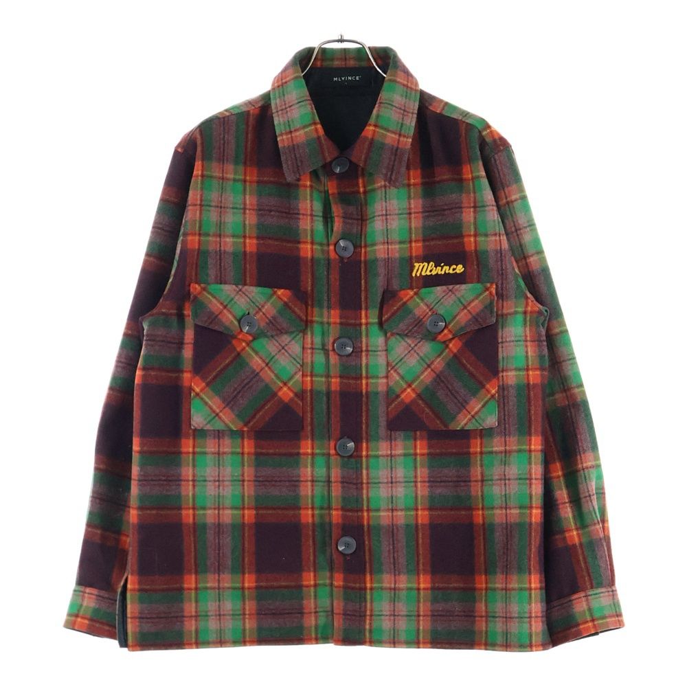 MLVINCE (メルヴィンス) WOOL CHECK JACKET ダブルフラップポケット