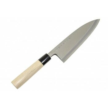 堺の包丁 堺一文字吉国作 白二鋼 出刃 包丁180mm