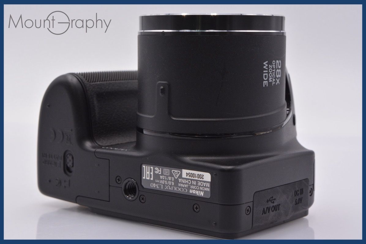 ☆極上美品☆ ニコン Nikon COOLPIX L340 28x 単三電池仕様 ☆完