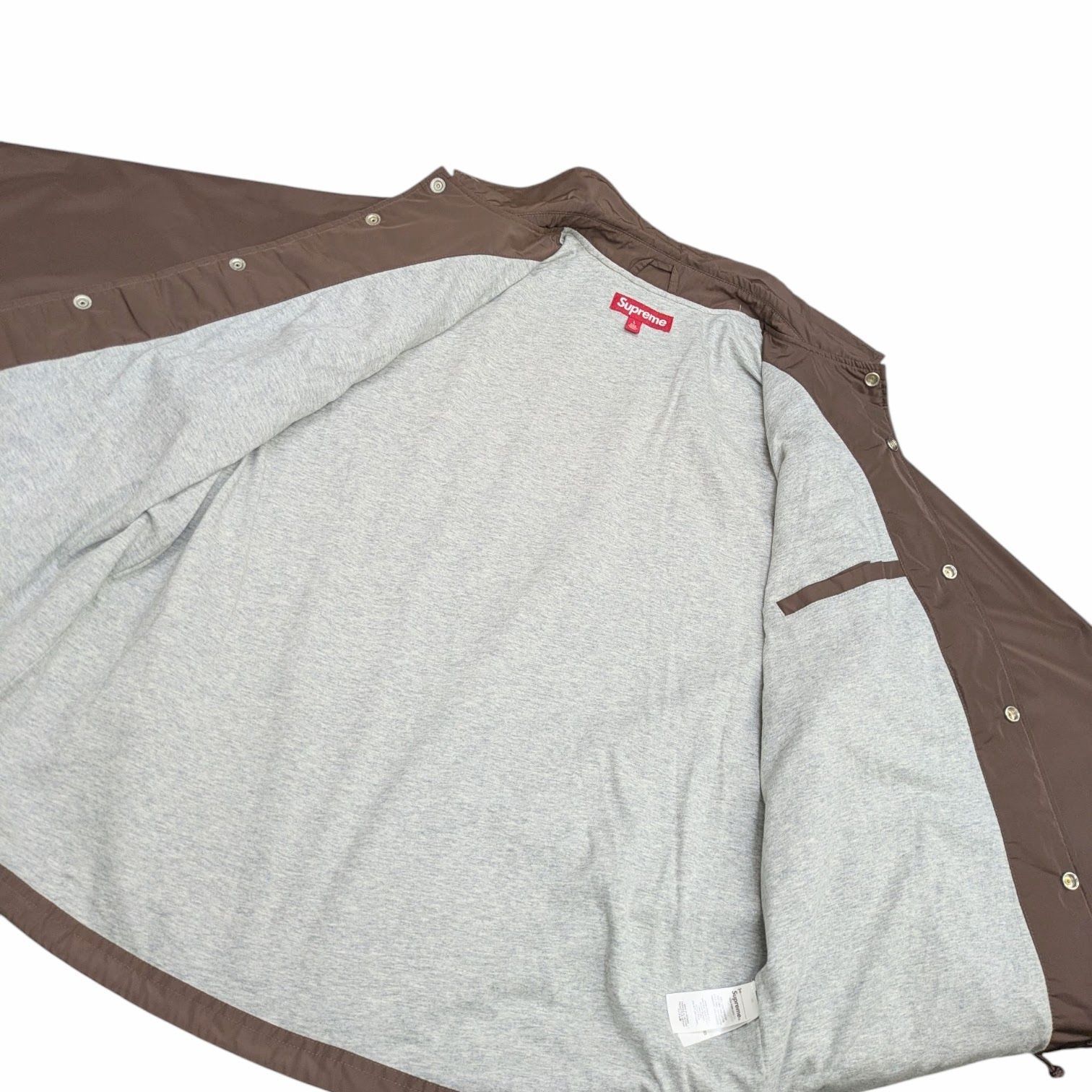 24FW SUPREME Supreme シュプリーム Crest Coaches Jacket BROWN