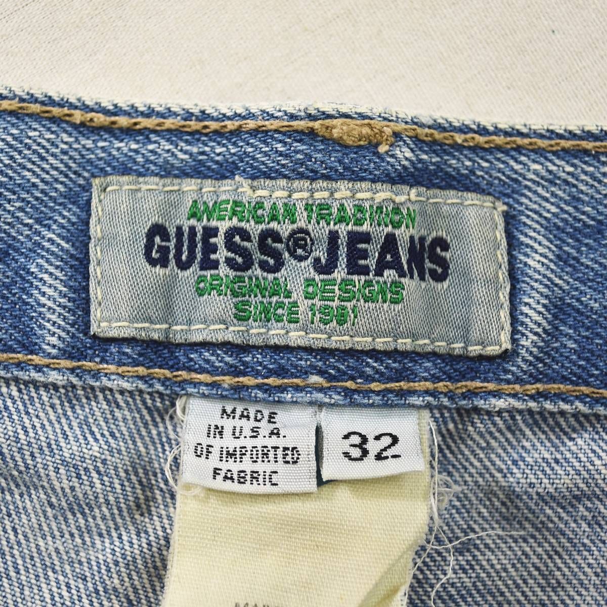 90s ヴィンテージ USA製 ゲス ジーンズ GUESS JEANS バギー