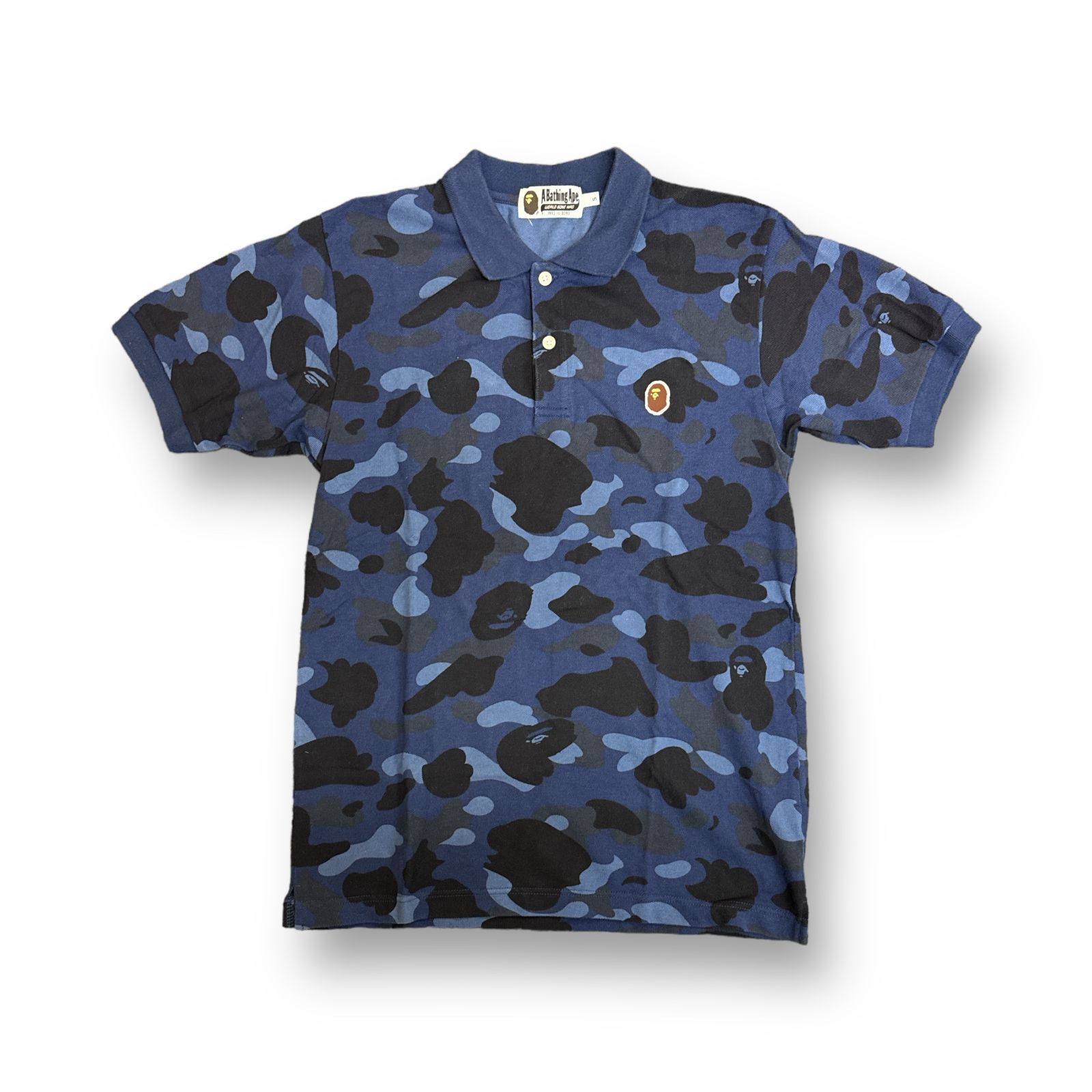 A BATHING APE カモフラージュ ポロシャツ 半袖 A Bathing Ape