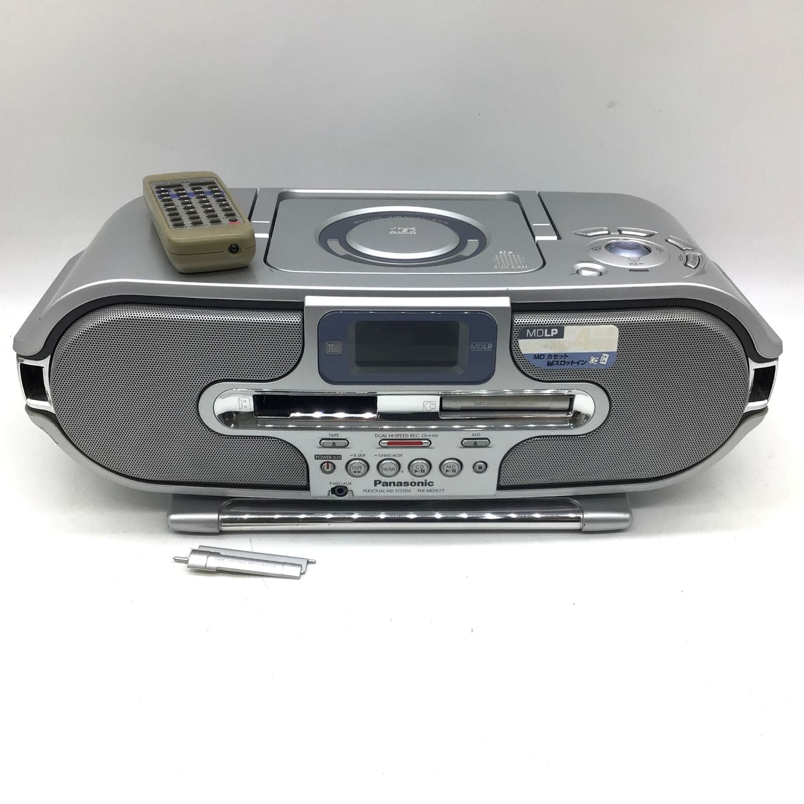 パナソニック CD MD SD カセットテープ コンポ 動作品】Panasonic